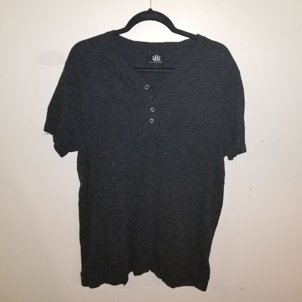 ⭐Black Rock & Republic V-Neck XL Mens Tee Shirt